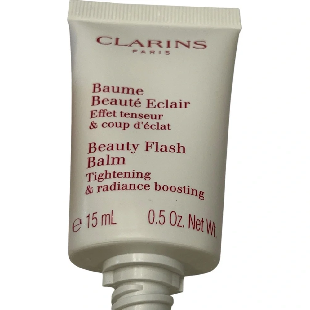 Clarins Paris Beauty Flash Balm .5 oz 15 ml Travel‎ Tube Sealed NEW Radiance